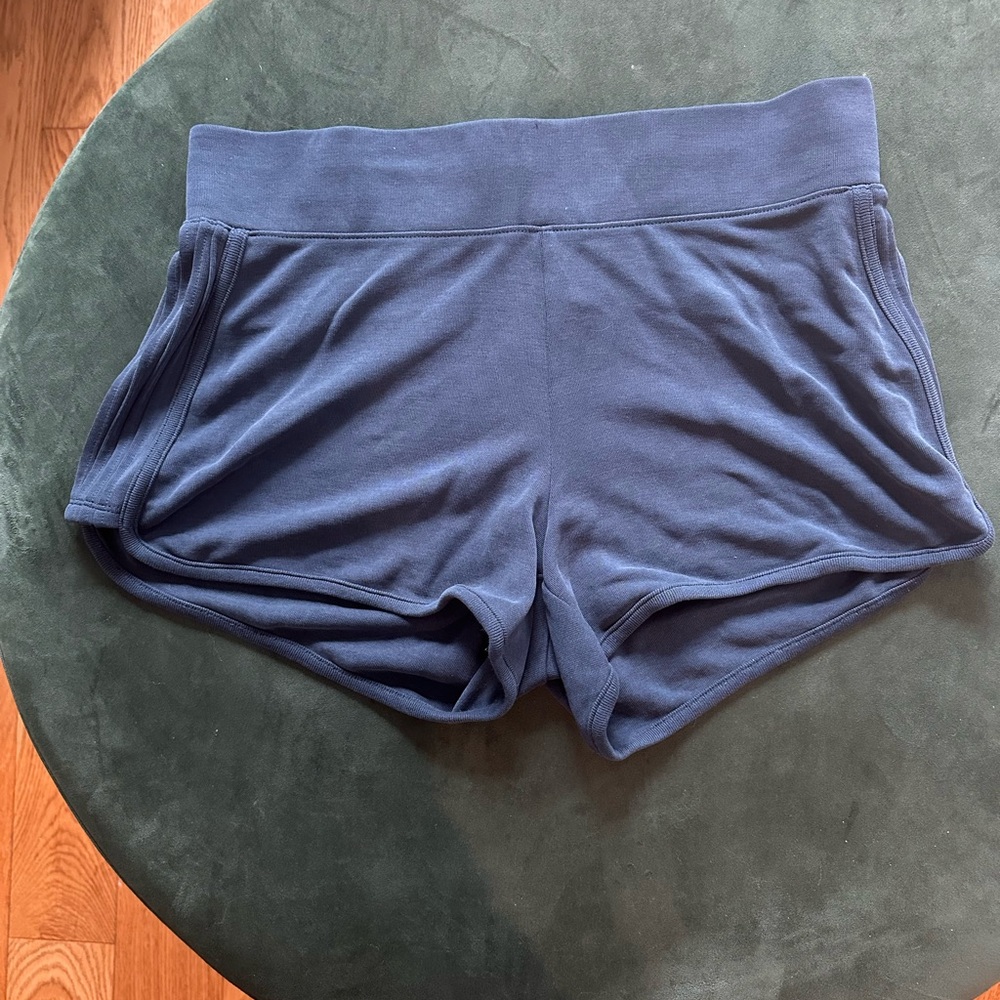 Athleta Navy Stretch Lounge Shorts